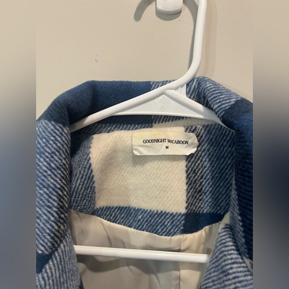 Goodnight Macaroon Plaid Jacket Size Medium - Picture 5 of 7